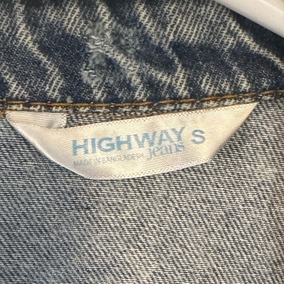 Distressed Denim Long Jacket Dress Duster - Picture 2 of 16